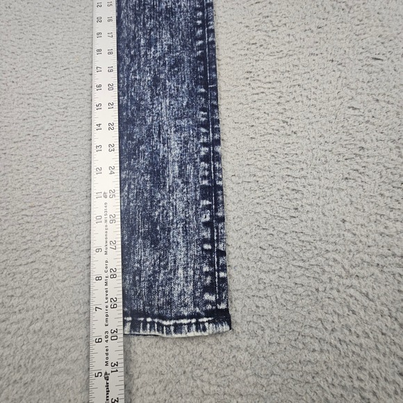 Rag & Bone Skinny Jeans Womens 24 Blue Acid Wash W1502K520 New With Tags - Picture 7 of 8